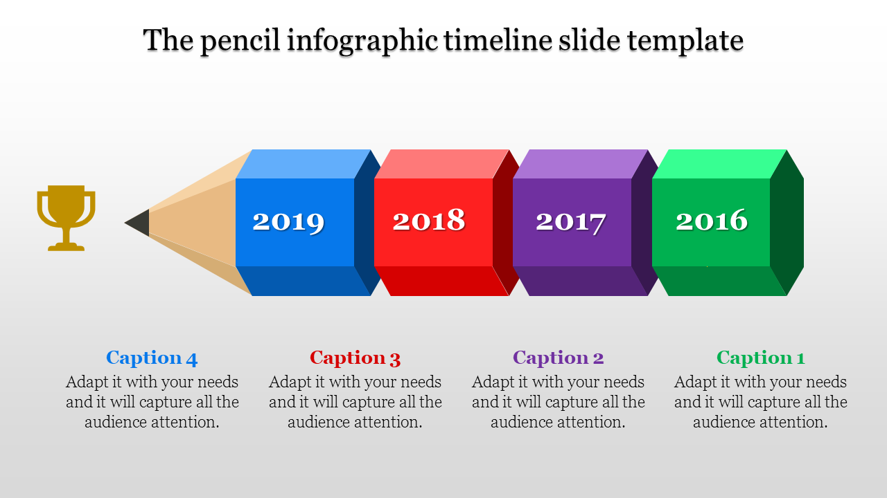 Multicolor Timeline Slide Template Presentation-4 Node